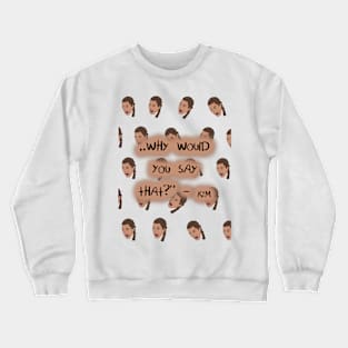 The Iconic Kim Crying Face Crewneck Sweatshirt